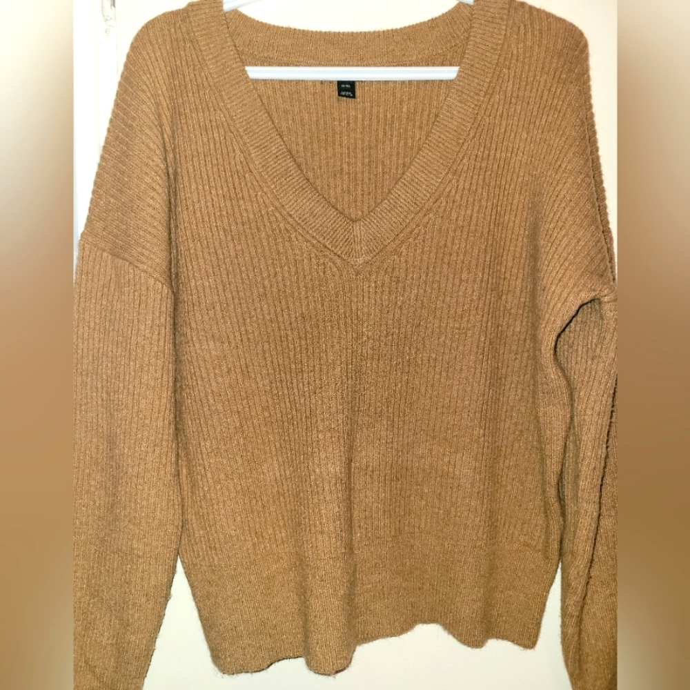 RW&Co Deep V Sweater